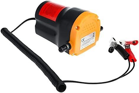 12V 60W Oil Change Pump Extractor Diesel Fluid Scavenge Suction Fuel Transfer Pump with Tubes for Boat, Tubes, Truck, RV, ATV