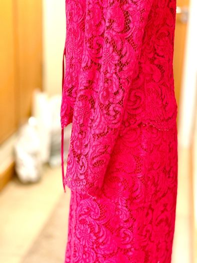 Louise Kennedy occasion red suit
