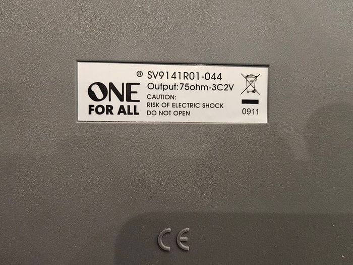 One For All Indoor TV Aerial - Silver