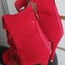Red strappy stiletto heels - size 6 Image 3