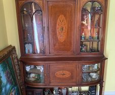 antique display cabinet
