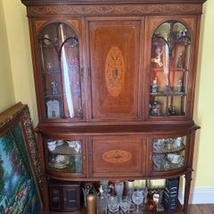 antique display cabinet