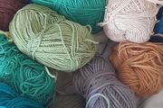 Large Bundle of Assorted Knitting &amp; Crochet Yarn - Mixed Colours &amp; Textures