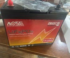 Lifepo4 12v 100ah Bluetooth camper battery