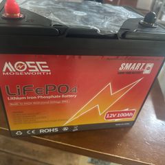 Lifepo4 12v 100ah Bluetooth camper battery