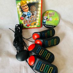 PlayStation 2 Buzz Buzzers and Game