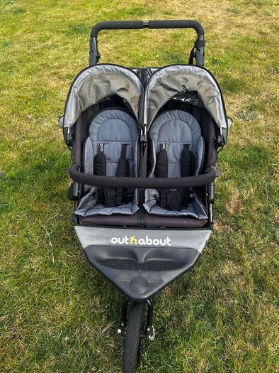 Out n about double buggy