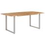 Dining Table 180x90x76 cm Solid Acacia Wood Image 4