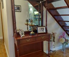 Solid Mahogany Hall Stand.