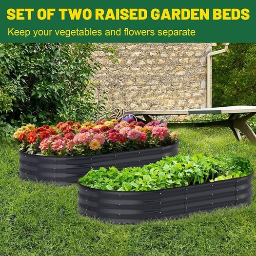 Metal Planter Box x 2