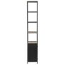 Bookcase Solid Firwood and Steel 40.5x32.5x180 cm Image 2