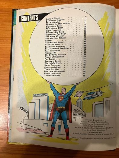 Vintage annual: 'Superman' Story Book annual 1967