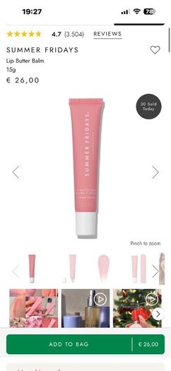Summer Fridays Lip Butter Balm 15g