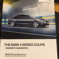 Bmw 4 series F32/F33/F36 Handbook Owners Manual Wallet Pack Service Book
