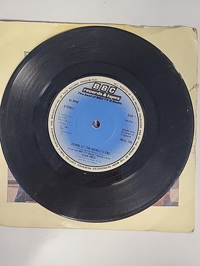 Alan Price Down At The Worlds End BBC TV Theme 1981 Vinyl Single