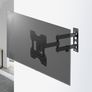 TV Wall Mount Bracket Tilt Swivel Full Motion 23-43" Image 7