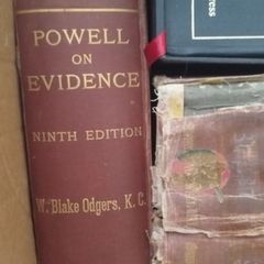 Antique & Legal Law Book Collection