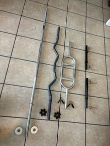 Full Weightlifting Bars Collection, Hammer Tricep, Ez Curl Bar, Barbell And Dumbbells!