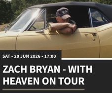 Zach Bryan Cork 4 tickets