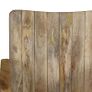 2-Seater Bench Solid Mango Wood and Steel Image 6