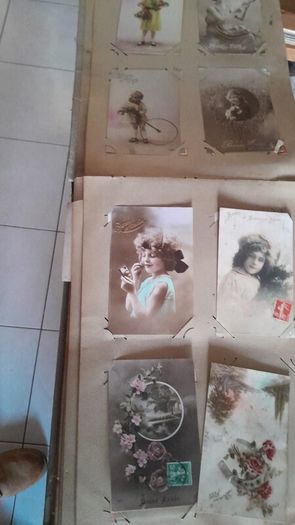 Antique French PostCards circa 1890s to Early 1900s  with Very old Stamps Huge Collection