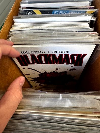 DC Long Comic Box w 250 comics for Sale