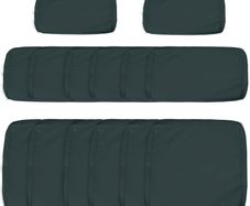 Garden Rattan Sofa Cushion Polyester Cover Replacement Outdoor- No Cushion Included Beige