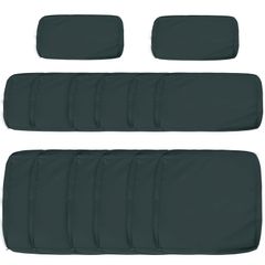Garden Rattan Sofa Cushion Polyester Cover Replacement Outdoor- No Cushion Included Beige