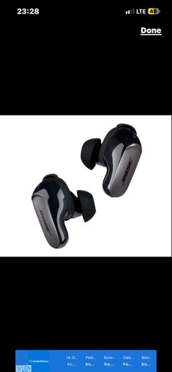 Bose Quiet Comfort Ultra Earbuds noise-cancelling earphones