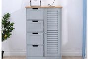 Bathroom Furniture Range With Drawers Cabinet, Grey