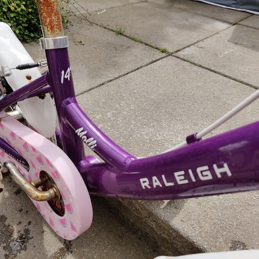 Raleigh Molli 14" frame Girls bike