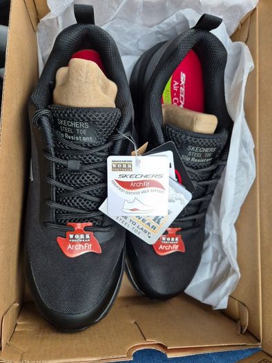 Skechers Work Arch Fit Steel Toe Safety Trainers - Brand New