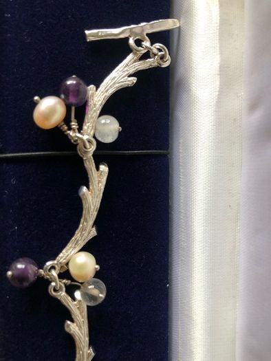Silver Pearl Bracelet