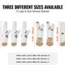 Ceramic Birch Fireplace Logs 6-Piece Decorative Log Set Image 4