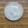 1945 South African 3 Pence silver coin Image 2
