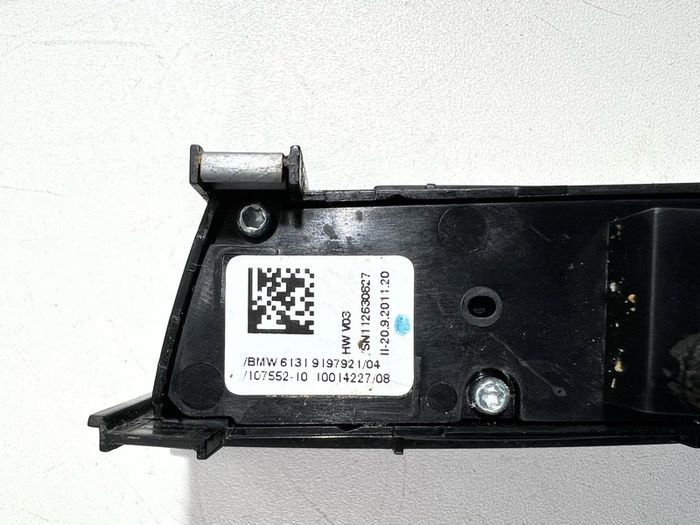 Bmw 5 Series F10 F11  520 Sport Comfort Pdc Switch Panel 9197921 A3l2b3g