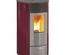 Redonda 8 Bordeaux Wood Pellet Stove