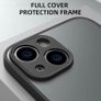 Smoke Silicone Case For iPhone 14 PRO Cover with Camera Protector Image 3