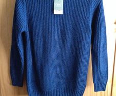 BNWT...Next Boys Cotton Jumper in Royal Blue/Navy (9-10yrs)