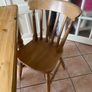 Solid Wooden Table and Chairs Image 4