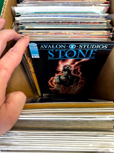 Image & Top Cow Long Comic Box w 320 comics for Sale