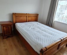 Solid Wooden King Bed & Matching bed side Lockers