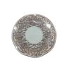 Vintage Glass Plate Hand Painted Gold Glass 12cm / 5 inches Image 2