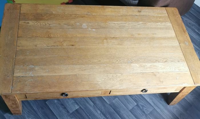 Cherry Wood Large Coffee Table