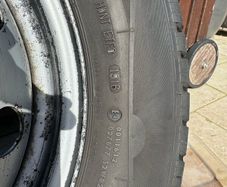 4x 15" Genuine Steel Wheels with tyres & hubcaps