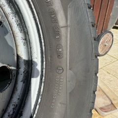 4x 15" Genuine Steel Wheels with tyres & hubcaps