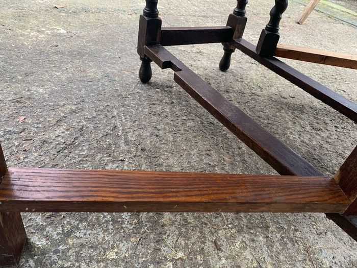 Antique gate leg dining table