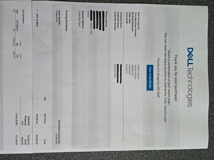 Dell XPS 16 Laptop
