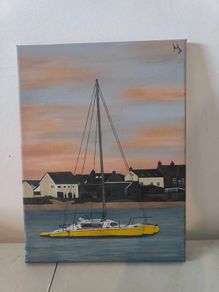 Original acrylic landscape painting