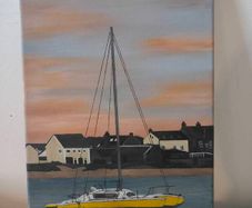 Original acrylic landscape painting